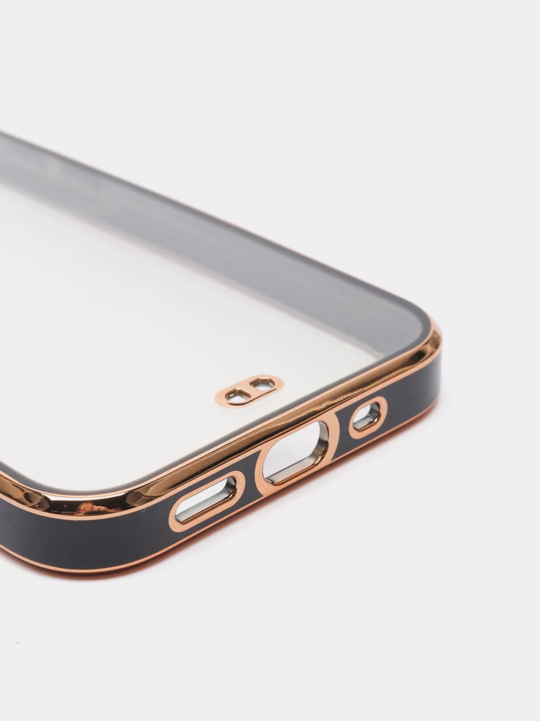 Черный чехол Накладка силиконовая с металическим ободком iPhone 13mini /13 /13pro /13proMax