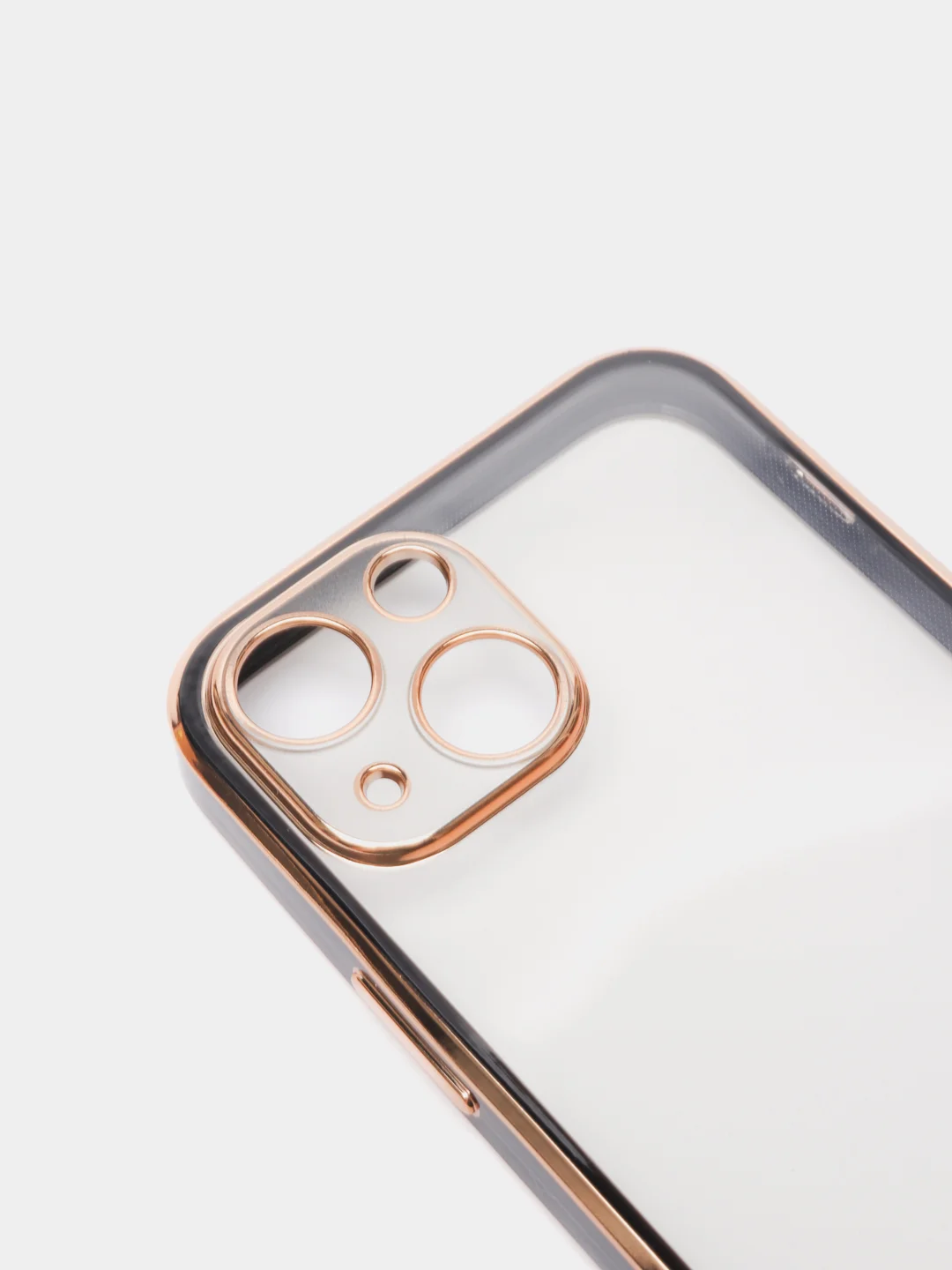 Черный чехол Накладка силиконовая с металическим ободком iPhone 13mini /13 /13pro /13proMax