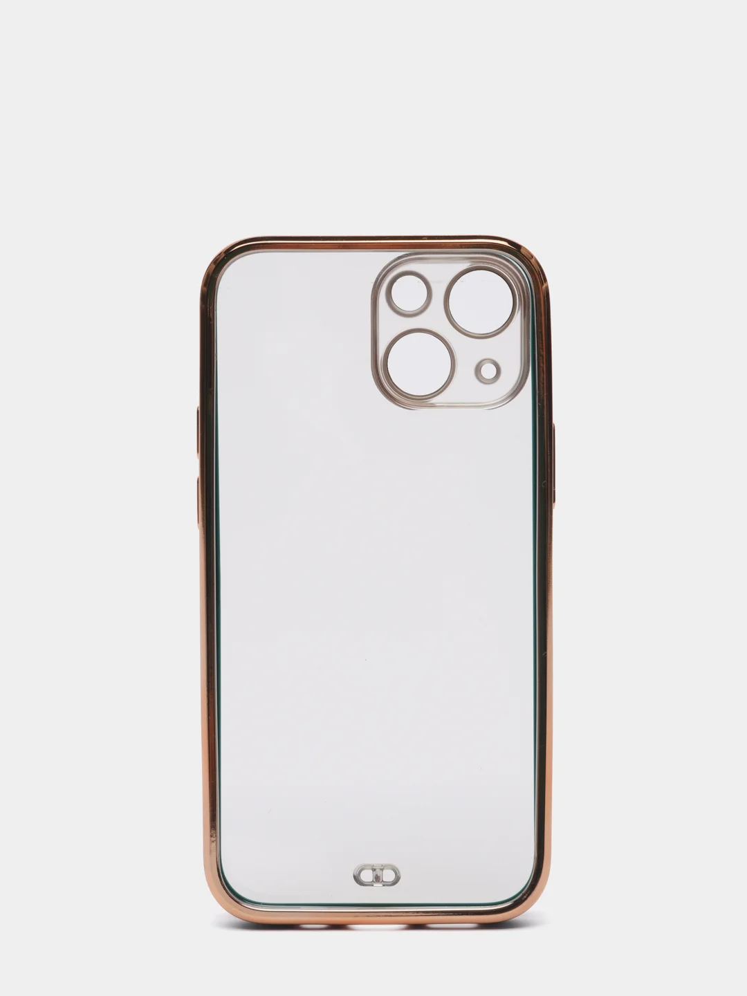 Тёмно-зелёный чехол Накладка силиконовая с металическим ободком iPhone 13mini /13 /13pro /13proMax