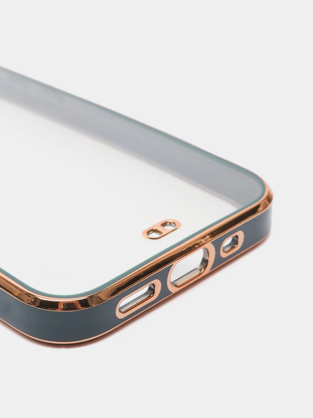 Тёмно-зелёный чехол Накладка силиконовая с металическим ободком iPhone 13mini /13 /13pro /13proMax