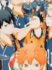 Тетрадь в клетку "HAIKYUU", 48 листов, на кольцах, с принтом