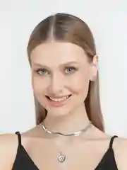Серебряный цепочка на шею