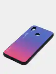 Пурпурный градиентный чехол из закалённого стекла для моделей Honor, Huawei