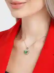 Лайм цепочка женская с подвеской "Сердце"