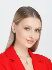 Кремовый цепочка женская с подвеской "Сердце"