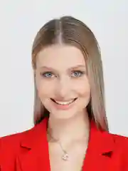 Кремовый цепочка женская с подвеской "Сердце"