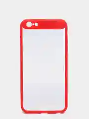 Красный iphone 7 / 8/SE 2020, 7 Plus / 8 Plus, 6/6s, 6 Plus / 6s Plus чехол пластиковый прозрачный
