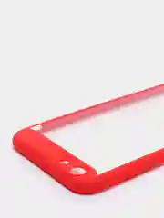 Красный iphone 7 / 8/SE 2020, 7 Plus / 8 Plus, 6/6s, 6 Plus / 6s Plus чехол пластиковый прозрачный