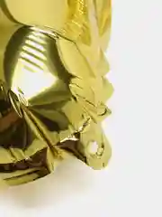 Воздушные шары Happy Birthday, хром золотой, размер каждой буквы 22 см, фольгированные