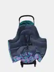 Фиолетовый детский зимний меховой конверт