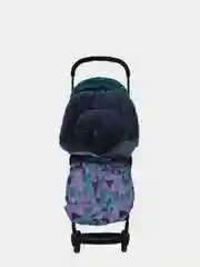 Фиолетовый детский зимний меховой конверт