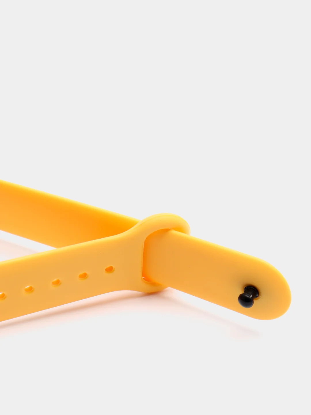 Желтый силиконовый ремешок для Xiaomi Mi Band 5 / Mi Band 6