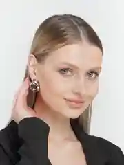 Серебряный серьги "Дакота", серьги кольца, сережки женские