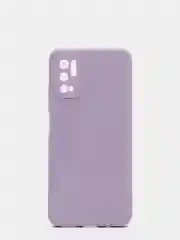 Сиреневый чехол с защитой камеры и бархатом внутри Xiaomi Poco M3 pro, Redmi Note 10T
