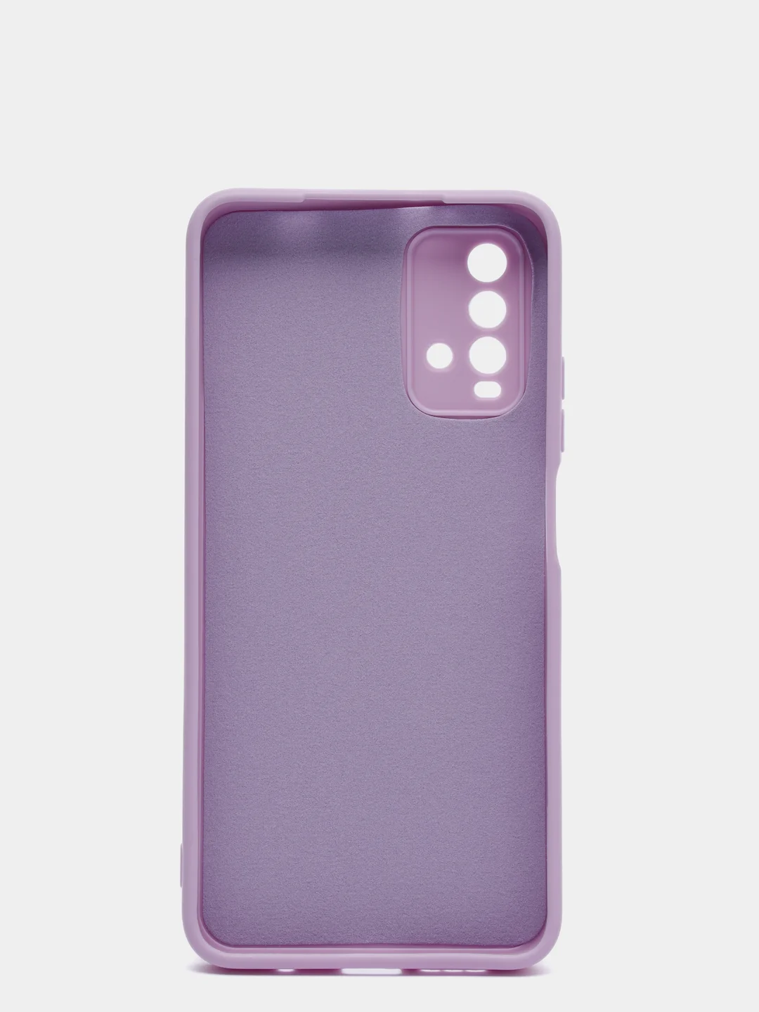 Сиреневый чехол для REDMI 9T, с защитой камеры и бархатом внутри