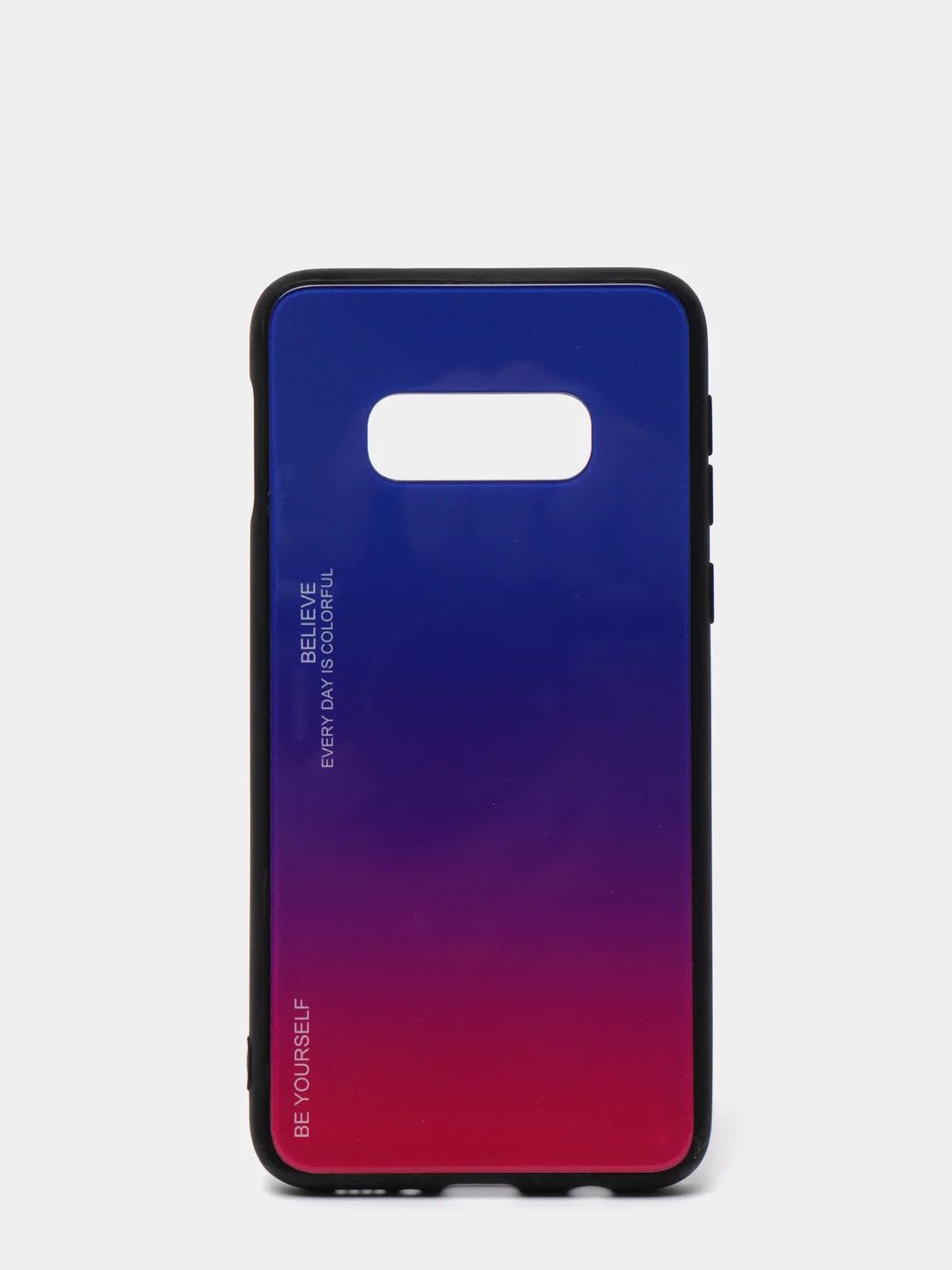 Темно-синий градиентный чехол из закаленного стекла для Samsung S10/S20/A51/A71/S9/A01/A50/A20/A70