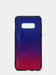 Темно-синий градиентный чехол из закаленного стекла для Samsung S10/S20/A51/A71/S9/A01/A50/A20/A70