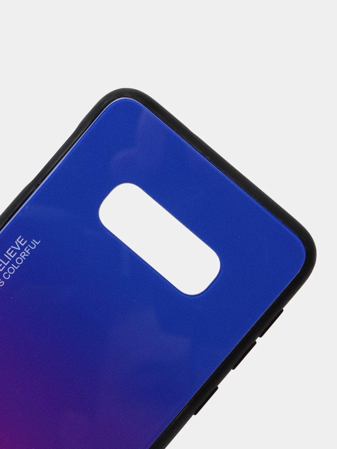 Темно-синий градиентный чехол из закаленного стекла для Samsung S10/S20/A51/A71/S9/A01/A50/A20/A70