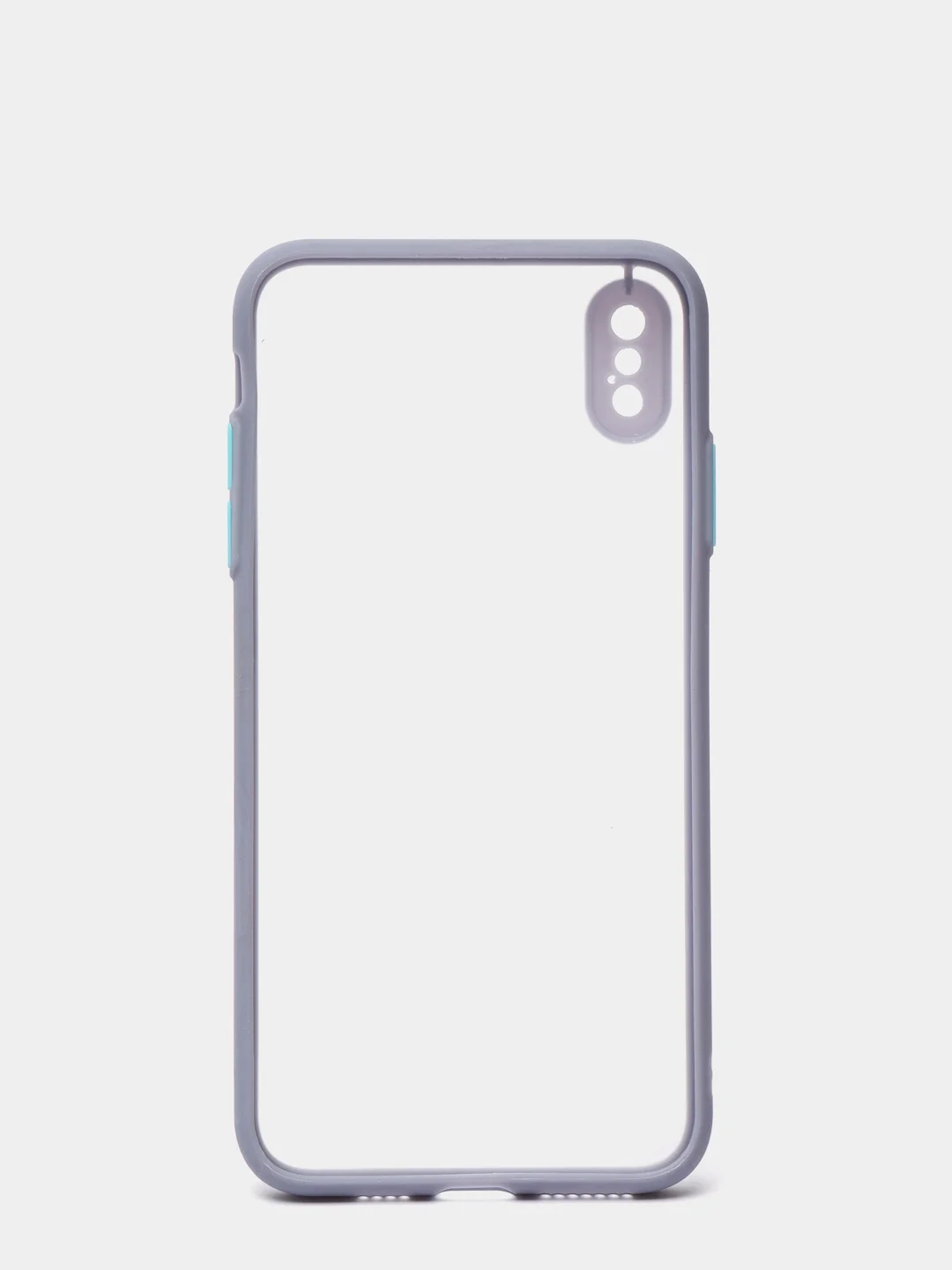 Синий меланж силиконовый противоударный чехол для Iphone XS MAX