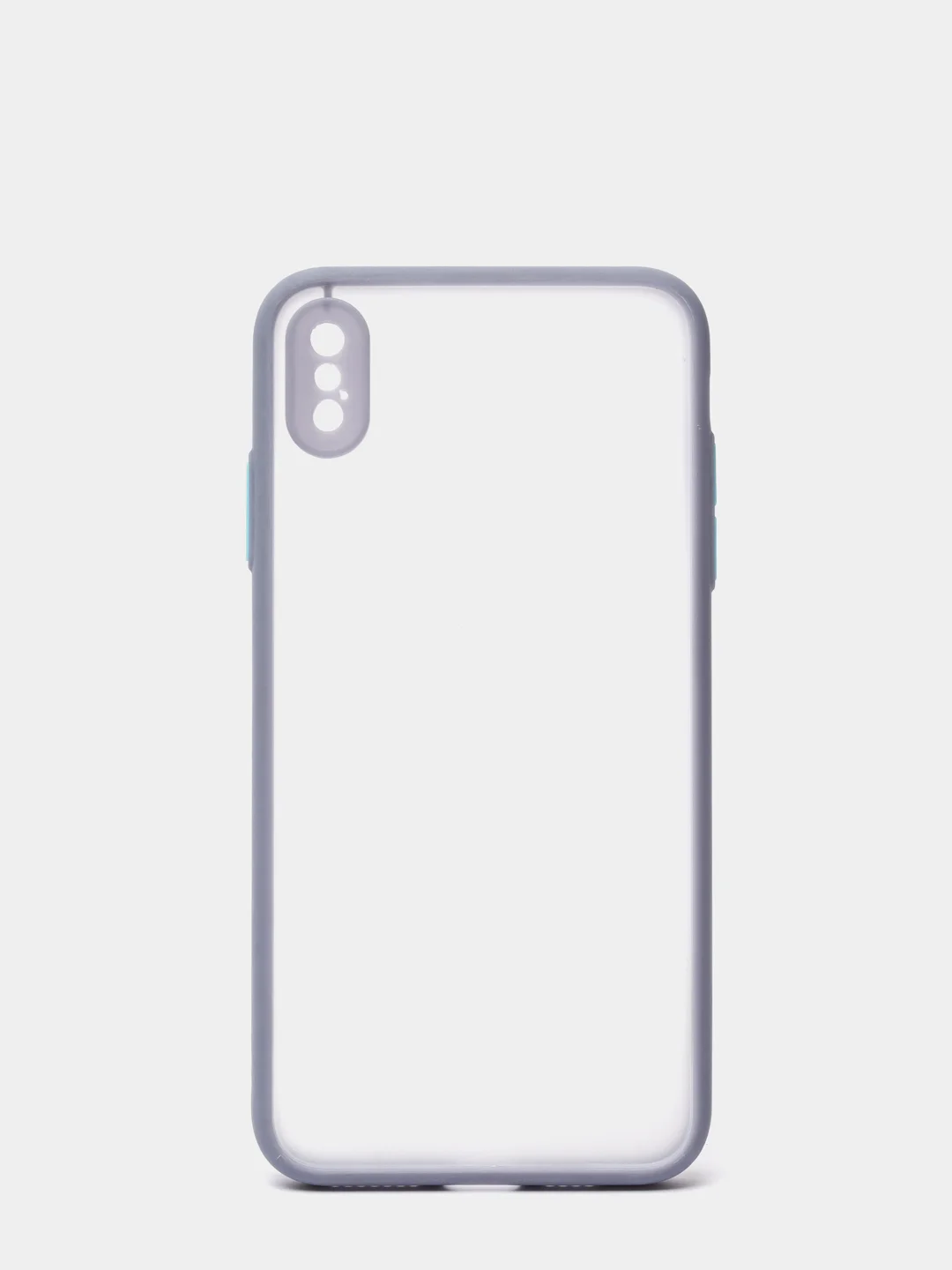 Синий меланж силиконовый противоударный чехол для Iphone XS MAX