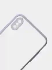 Синий меланж силиконовый противоударный чехол для Iphone XS MAX