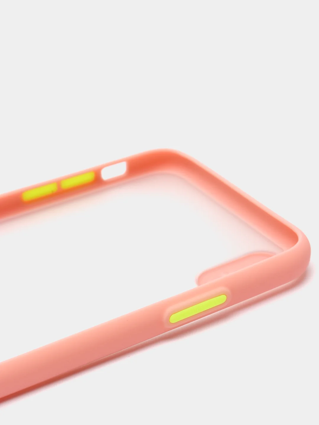 Розовый силиконовый противоударный чехол для Iphone XS MAX