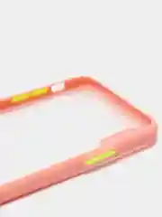 Розовый силиконовый противоударный чехол для Iphone XS MAX