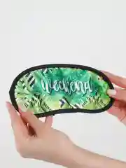 Бирюзовый маска для сна "Цветные сны"