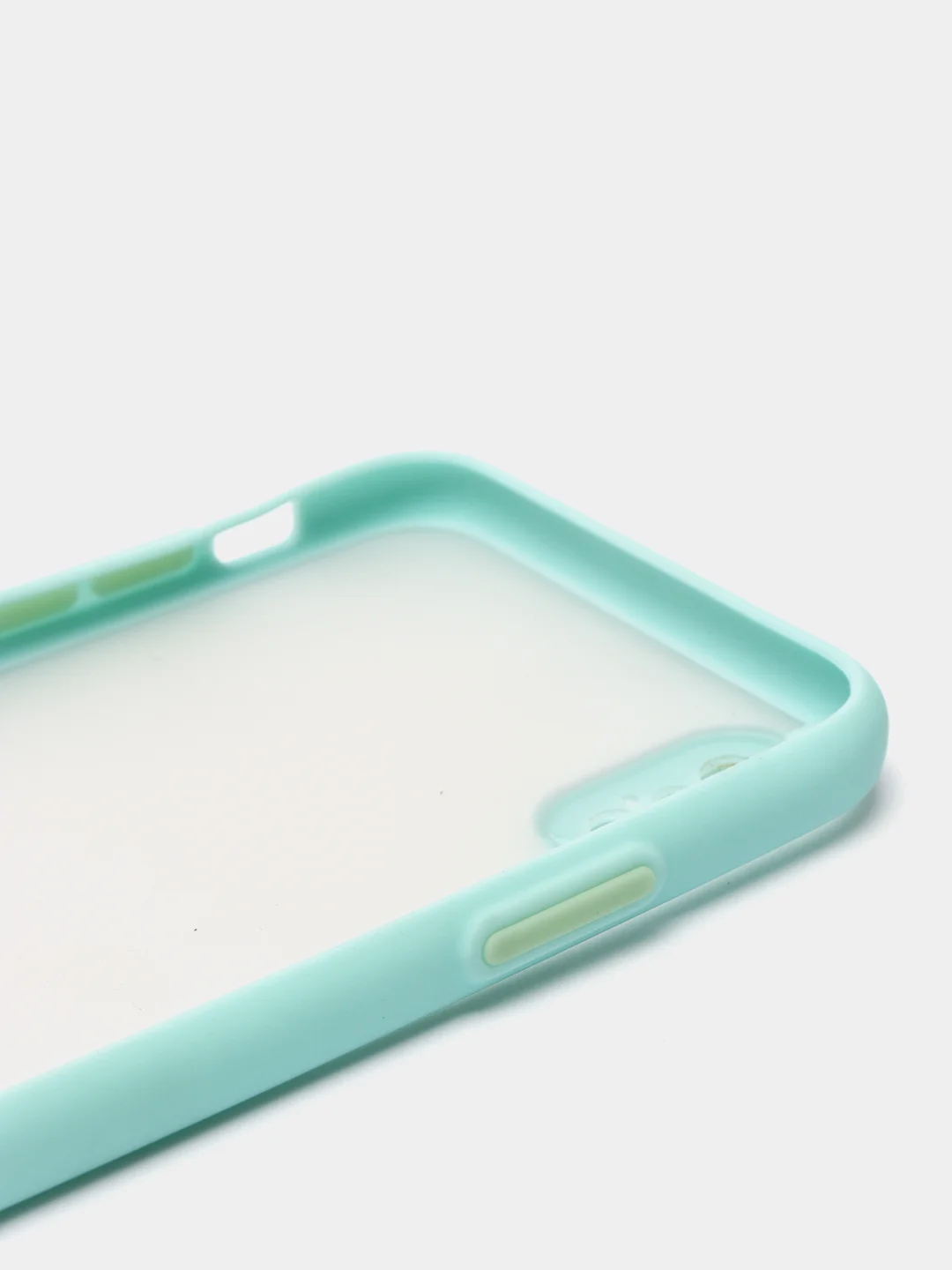 Бирюзовый силиконовый противоударный чехол для Iphone X/XS