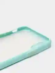 Бирюзовый силиконовый противоударный чехол для Iphone X/XS