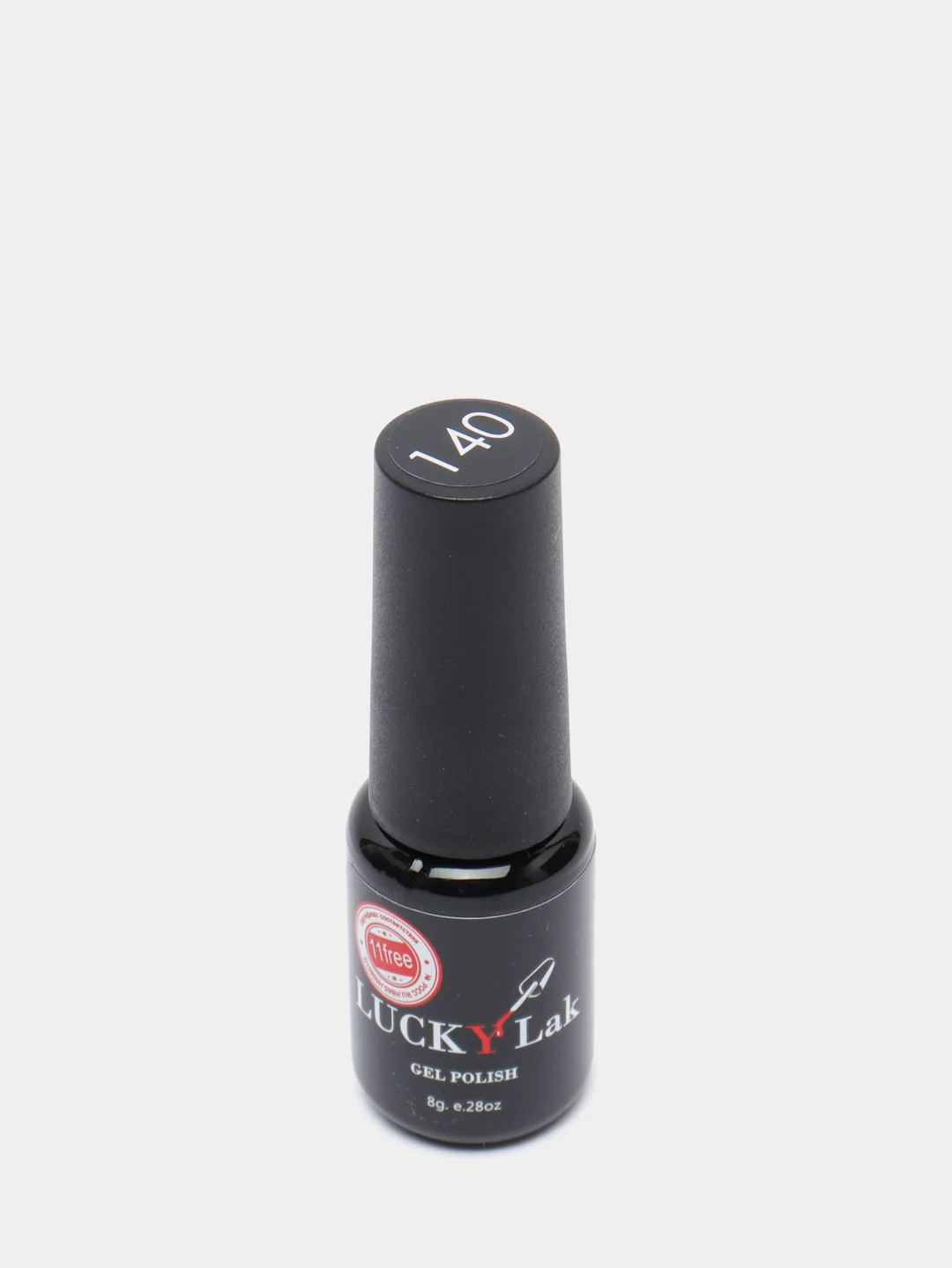 Гель лак для маникюра и педикюра LuckyLak classic №140, 8g, серо-голубой, небесный