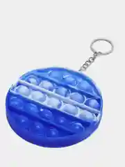 Синий игрушка-антистресс Pop It, брелок