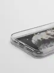 Розовый чехол силиконовый стразами