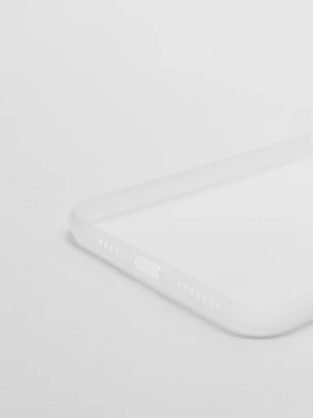 Белый чехол прозрачный матовый iPhone X XS 11 12 Max Pro mini Айфон