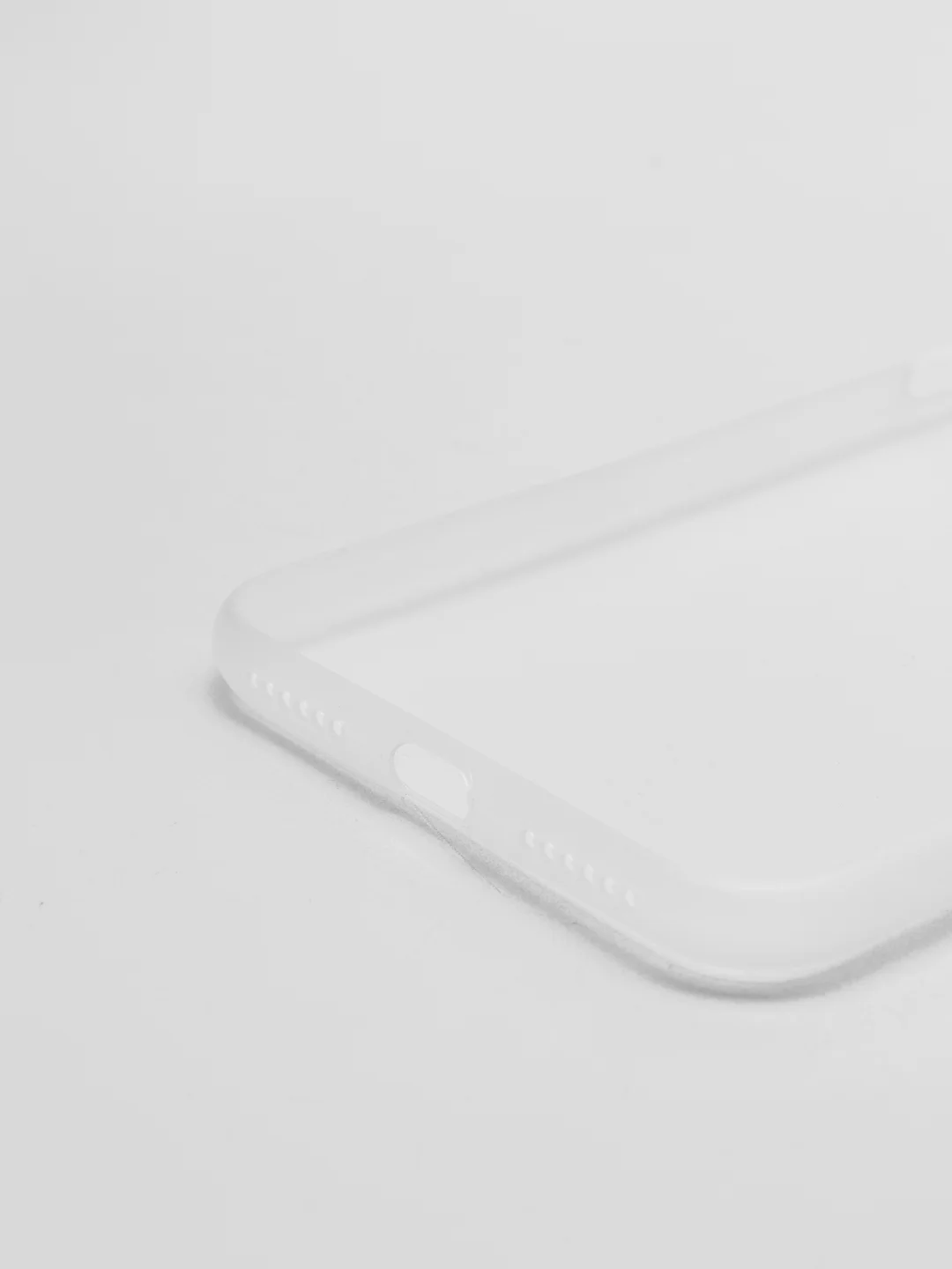 Белый чехол прозрачный матовый iPhone X XS 11 12 Max Pro mini Айфон