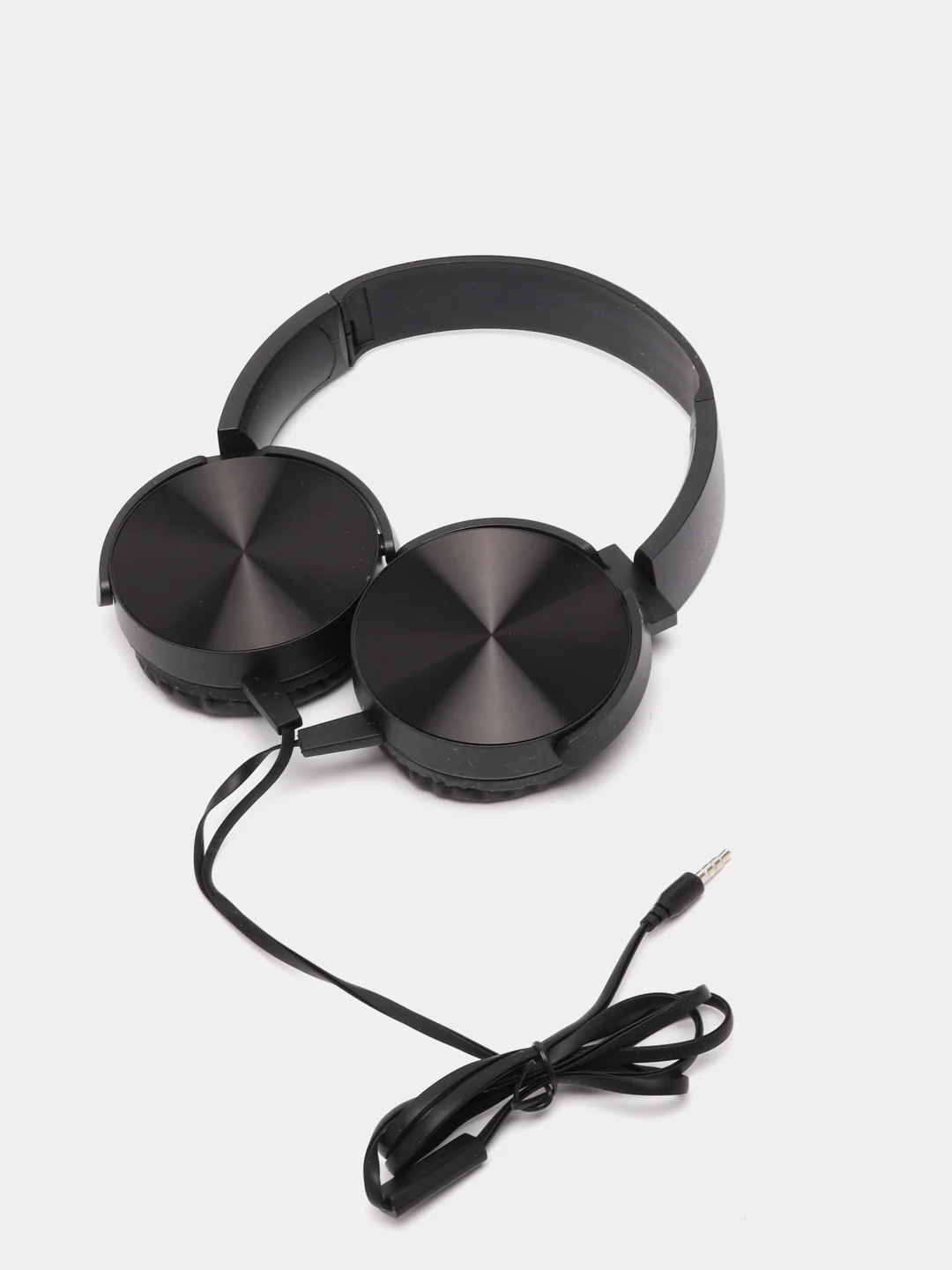 Черный наушники проводные Extra Bass, AUX, 3,5 мм