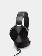Черный наушники проводные Extra Bass, AUX, 3,5 мм