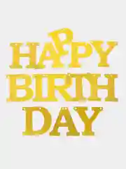 Золотой гирлянда декор Happy Birthday