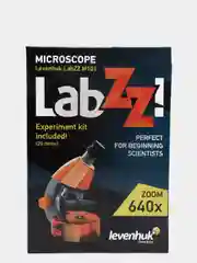 Микроскоп Levenhuk LabZZ M101 Azure Лазурь. Микроскоп для школьника с набором для опытов