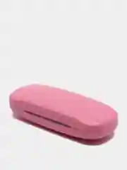 Розовый защитный чехол для очков, 16 x 6 см