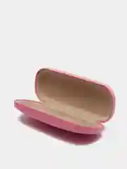 Розовый защитный чехол для очков, 16 x 6 см