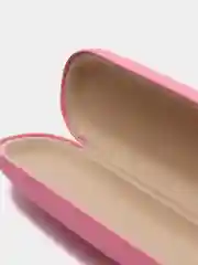 Розовый защитный чехол для очков, 16 x 6 см