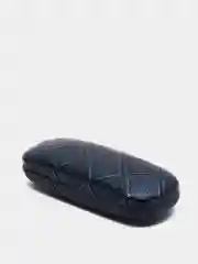 Синий защитный чехол для очков, 16 x 6 см