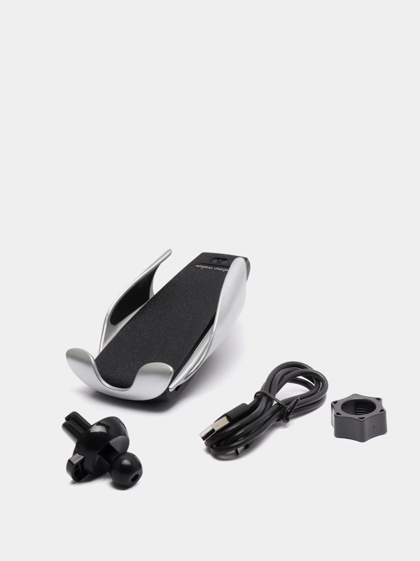 Автомобильный держатель Smart S5, с беспроводной зарядкой Smart Sensor Car Wireless Charge
