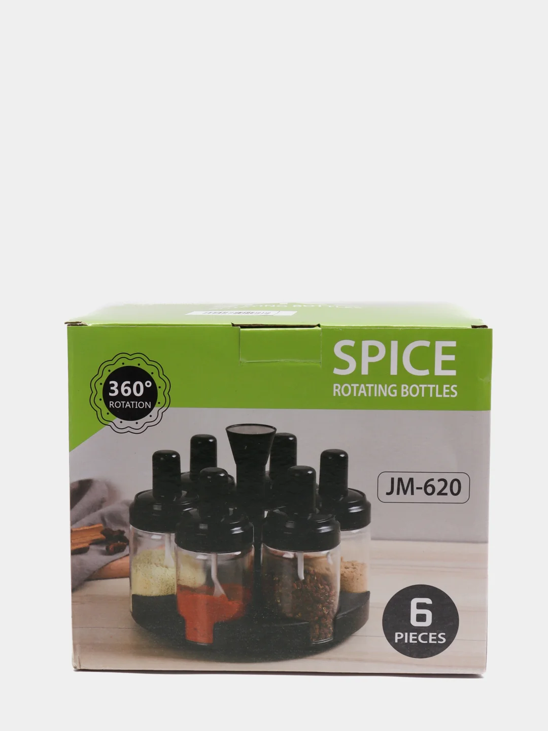 Набор ёмкостей для специй Spice Roating Bottles JM-620