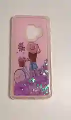 Сиреневый чехол переливашка на SAMSUNG S9