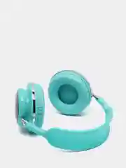 Бирюзовый беспроводные полноразмерные наушники CYZ-MAX22 Pro, светящиеся с LED индикатором