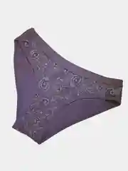 Аметистовый трусы женские хлопковые с кружевом больших размеров