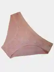 Розовый трусы женские хлопковые с кружевом больших размеров