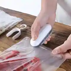 Серый вакууматор упаковщик закаточная машинка минитермопакет,машина для запечатывания пакетов